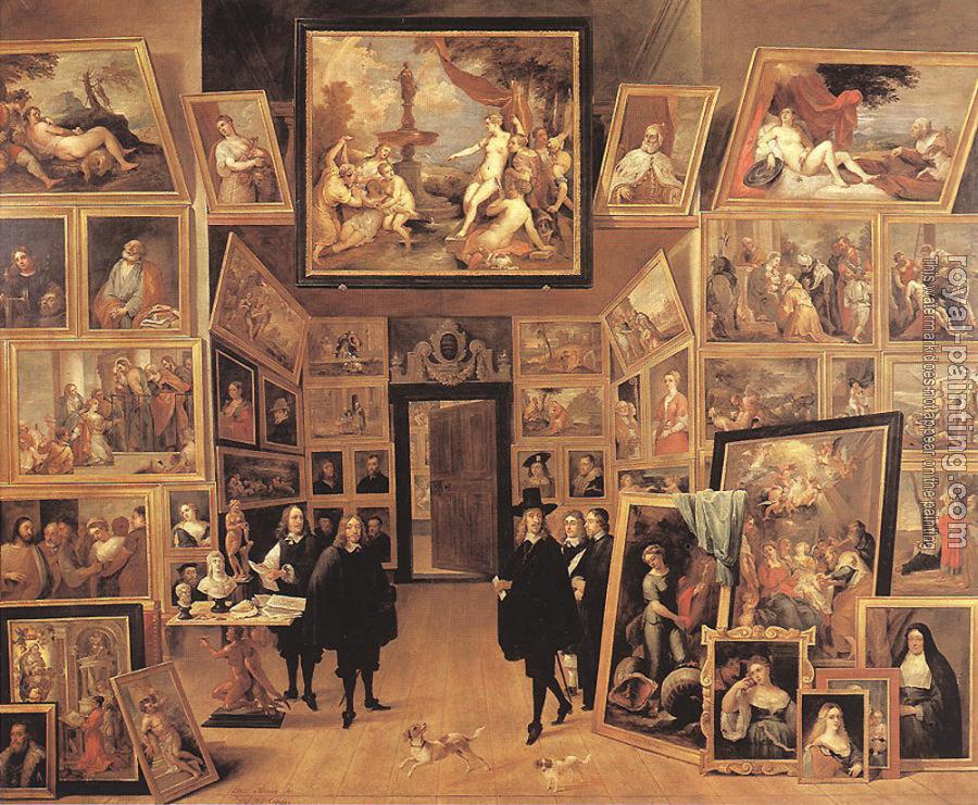 David Teniers The Younger : Archduke Leopold Wilhelm In His Gallery